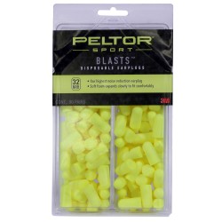 Peltor Sport Blasts Neon yel-80 pr/pk PELTOR
