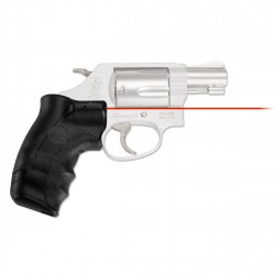 Lasergrips-S&W-J-Frame Round Butt-Red CRIMSON-TRACE