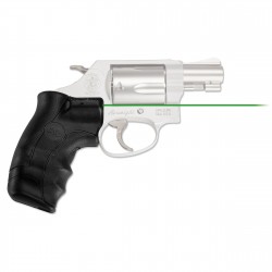 Lasergrips-S&W-J-Frame Round Butt-Green CRIMSON-TRACE