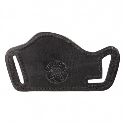 Large RH Blk Lay Flat Lthr Belt Slide BULLDOG-CASES