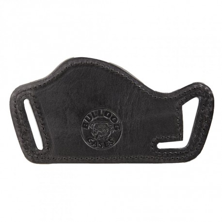 Large RH Blk Lay Flat Lthr Belt Slide BULLDOG-CASES