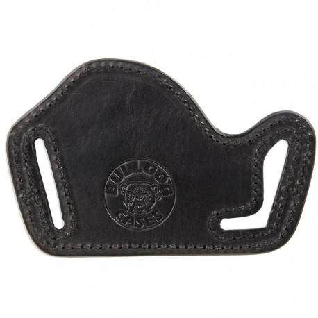 Small/Md RH Blk Lay Flat Lthr Belt Slide BULLDOG-CASES