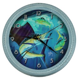 Guy Harvey 15" Sailfish Clock RIVERS-EDGE-PRODUCTS