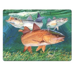 Redfish Glass Cutting Board - Guy Harvey RIVERS-EDGE-PRODUCTS