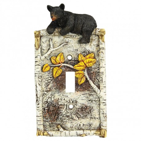 Birch Bear Single Switch Cover RIVERS-EDGE-PRODUCTS