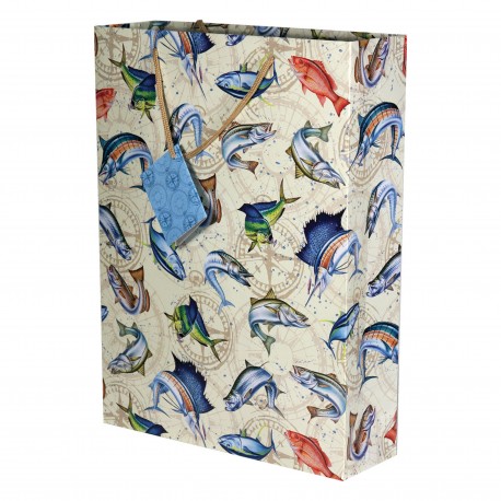Xl Redfish Gift Bag 16"x19"x6" RIVERS-EDGE-PRODUCTS