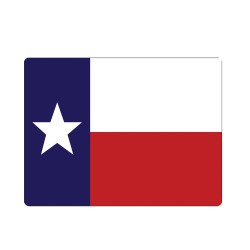 Texas Flag Glass Cutting Board RIVERS-EDGE-PRODUCTS