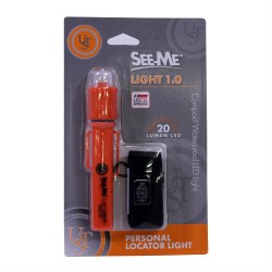 See-Me 1.0 Steady-On Light, Orange ULTIMATE-SURVIVAL-TECHNOLOGIES