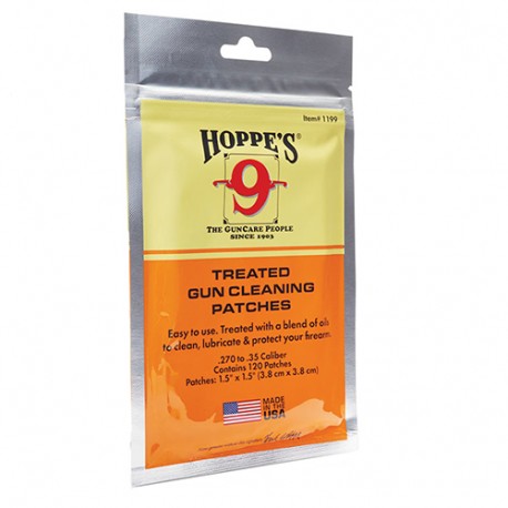 Hoppe'S .30 Treated Patches,Bag HOPPES