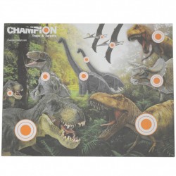 Target, Dinosaur Hunt 12 Pk 11" X 14" CHAMPION-TRAPS-AND-TARGETS