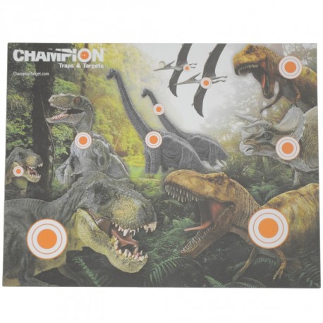 Target, Dinosaur Hunt 12 Pk 11" X 14" CHAMPION-TRAPS-AND-TARGETS