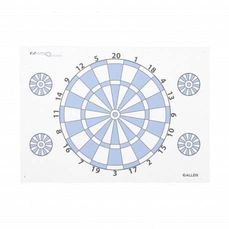 Dartboard Paper Target W/ Pins, ALLEN-CASES