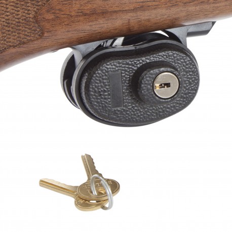 Trigger Gun Lock, Keyed,Black ALLEN-CASES
