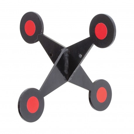 Pyramid Steel Target, Medium,Black/Orange ALLEN-CASES