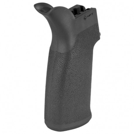 EngageAR15 PstlGrp15DegreeNoFngrGroov Blk MISSION-FIRST-TACTICAL