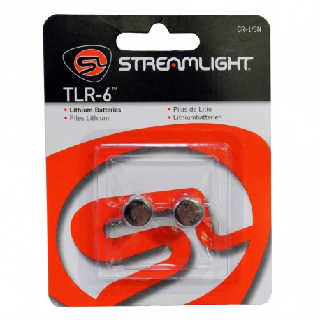CR 1/3N Lithium Batteries - 2 pk - TLR-6 STREAMLIGHT
