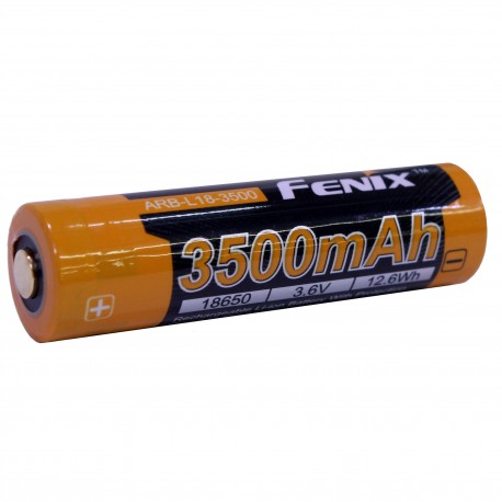 18650 (3.6V) 3500 mAh Recharge. Bat. FENIX-FLASHLIGHTS