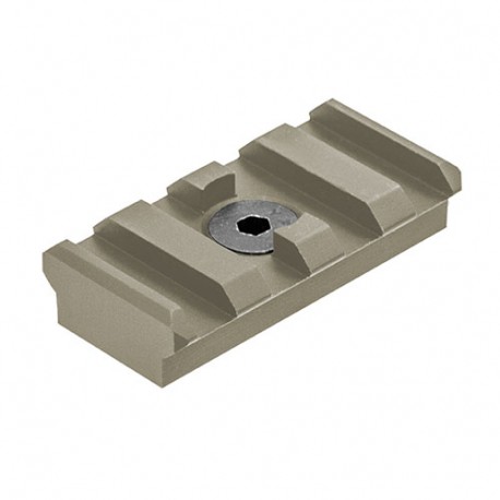4Slot MLOK Picatinny Rail SectionFDE LEAPERS-INC
