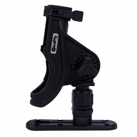 Baitcaster Rod Holder,Gearhead& Track,Blk SCOTTY