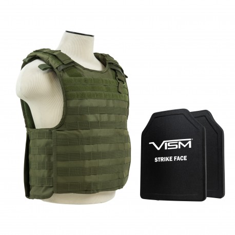 QR Carrier Vest/Two 10"X12"/Grn NCSTAR