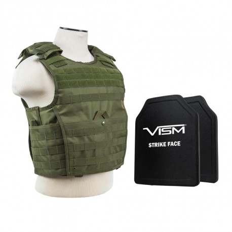 Expert Carrier Vest/Two 10"X12"/Grn NCSTAR