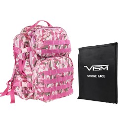 Tact. Backpack/One 10"X12" SBP/Pink Camo NCSTAR