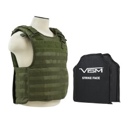 QR Plate Carrier Vest/Two 10"X12"/Grn NCSTAR