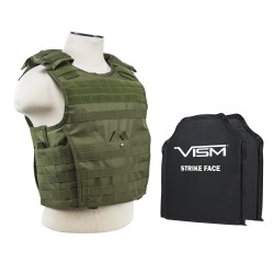 Expert Plate Carrier Vest/Two 10"X12"/Grn NCSTAR