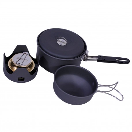 Ndur Mini Cookware Kit w/Alcohol Burner PROFORCE-EQUIPMENT