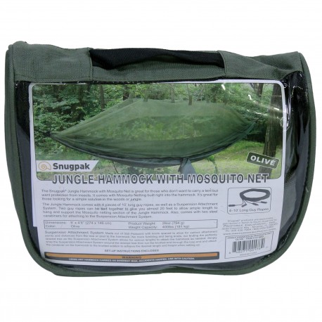 SnugpakJungleHammock w/MosquitoNet Olive PROFORCE-EQUIPMENT
