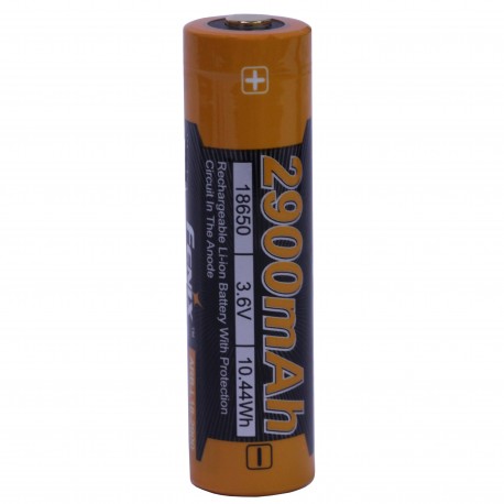 18650 (3.6V) 2900 mAh Recharge. Bat. FENIX-FLASHLIGHTS