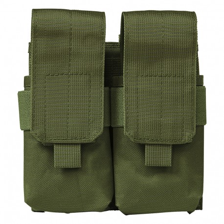 Vism AR15/M4/Ak Quad Magazine Pouch-Green NCSTAR