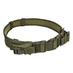 Vism Tactical Belt With Two Pouches/Green NCSTAR