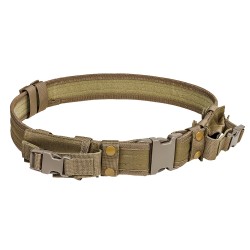 Vism Tactical Belt With Two Pouches/ Tan NCSTAR