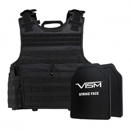Expert Carrier Vest,Two 10"X12" SCH/Black NCSTAR