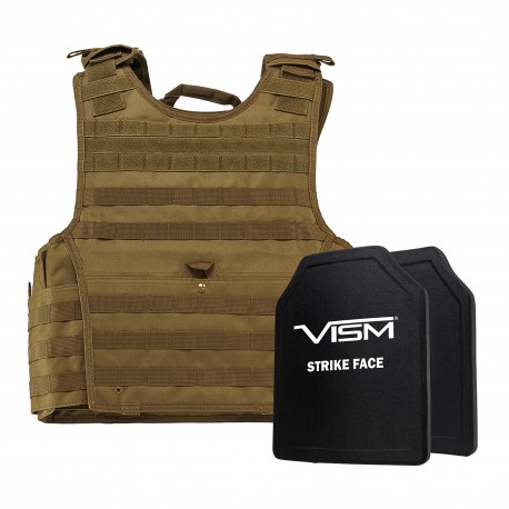 Expert Carrier Vest,Two 10"X12" SCH/Tan NCSTAR