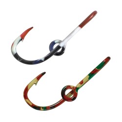 TIE/HAT CLIP CAMO(6)&FLAG(6) ON CL EAGLE-CLAW