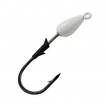 TroKar Swimbait Head, 1/4oz,  White EAGLE-CLAW