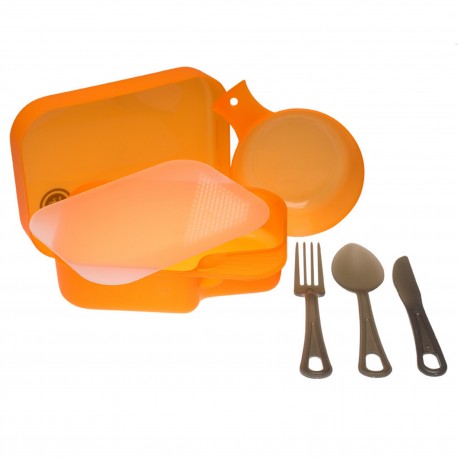 PackWare Mess Kit, Orange ULTIMATE-SURVIVAL-TECHNOLOGIES