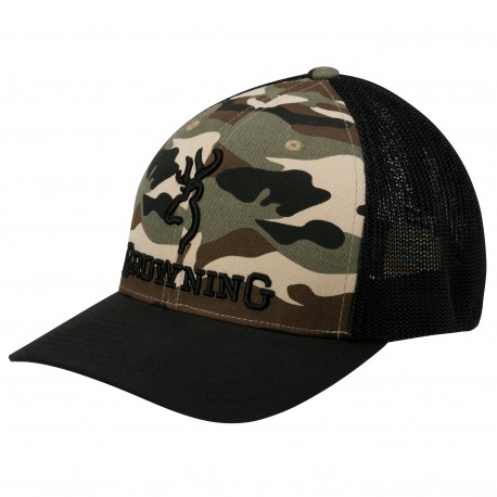 Cap, Branded Camo S/M BROWNING