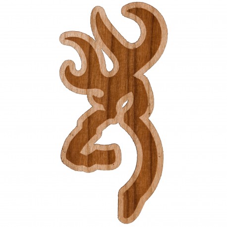 Decal, Wood Buckmark BROWNING