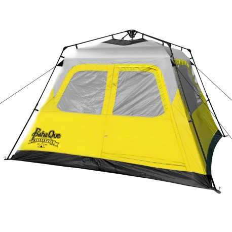 Basecamp Quick Pitch Tent Grey/Ylw 6p PAHAQUE