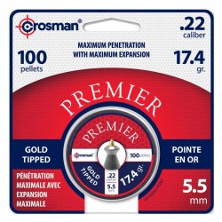 Premier Gold Tip Pellet .22 17.4gr /100 CROSMAN