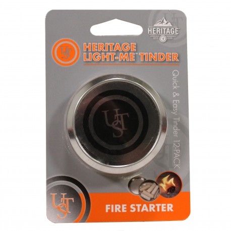 Heritage Light-Me Tinder 12-pk ULTIMATE-SURVIVAL-TECHNOLOGIES