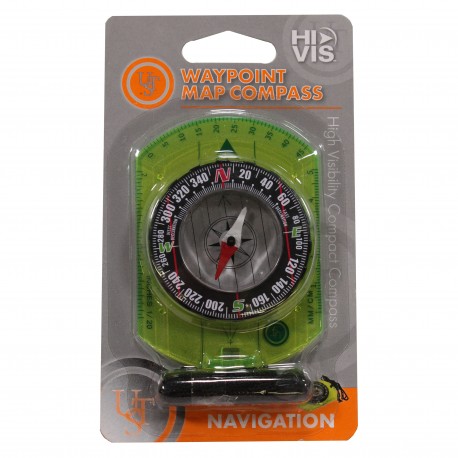 Hi Vis Waypoint Map Compass ULTIMATE-SURVIVAL-TECHNOLOGIES
