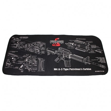 Bushmstr28x12"NeoprnGunCleanMatw/M4Scheme BUSHMASTER