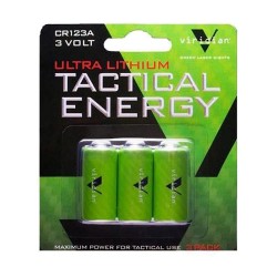 ViridianTactEnergy+CR123a LiBatt Bulk/400 VIRIDIAN-WEAPON-TECHNOLOGIES