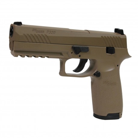 AIRGUN, P320, .177CAL 12g 30rd COYOTE TAN SIG-SAUER
