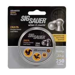 PELLET .22 CAL CRUX LEAD BLISTER PACK/200 SIG-SAUER