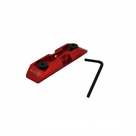 KeyMod Low Profile Bipod Adapter - RED ODIN-WORKS